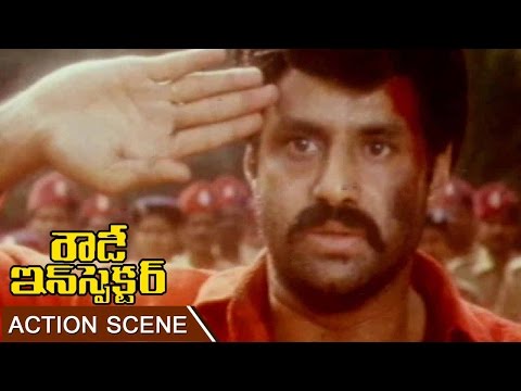 Rowdy Inspector Movie Climax Scene || Rowdy Inspector Telug Movie || Balakrishna, Vijayasanthi