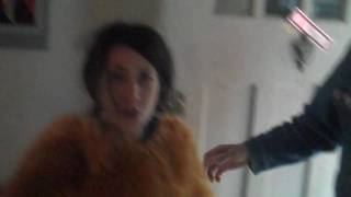 Joanie and the Bear Costume