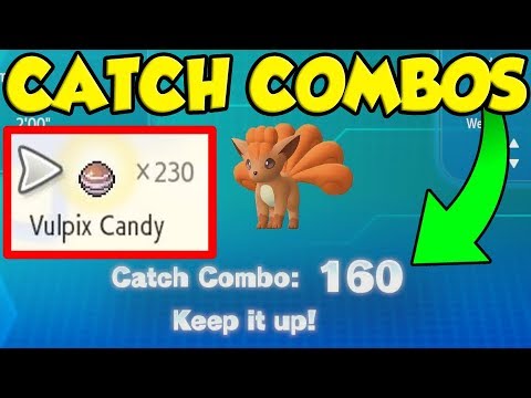 The BEST Catch Combo Guide In Pokemon Let's Go Pikachu and Eevee!