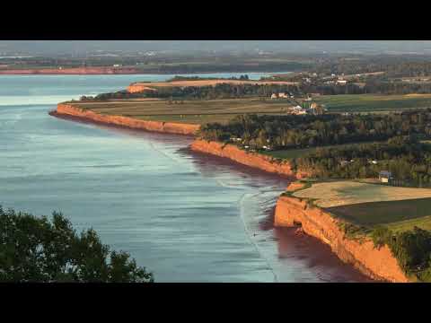 Tidal Time Lapse Blomidon, Nova Scotia. Bay of Fundy.