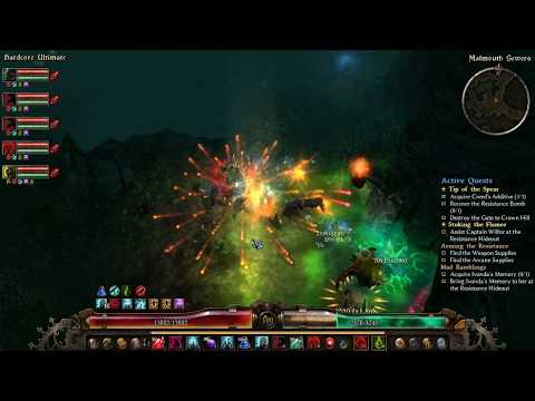 Grim Dawn v1.0.4.0 - My Cabalist Pet Build VS Archmage Aleksander (11 sec) Super Fast Kill