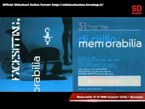 Memorabilia 31 10 1998 Cocorico Cirillo + Saccoman