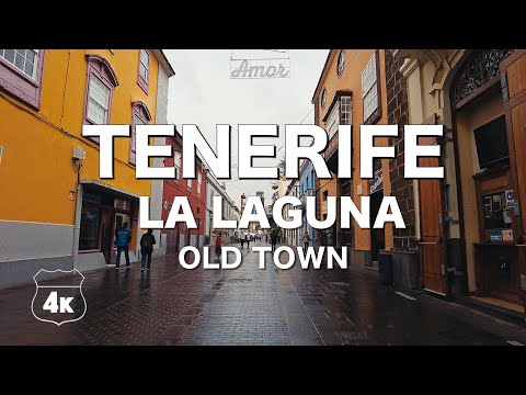 La Laguna / Tenerife. Old town 4k UHD