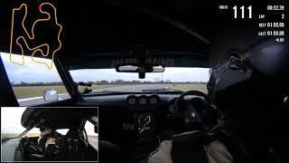 Couple of laps at The Bend East Circuit in my Datsun 240z