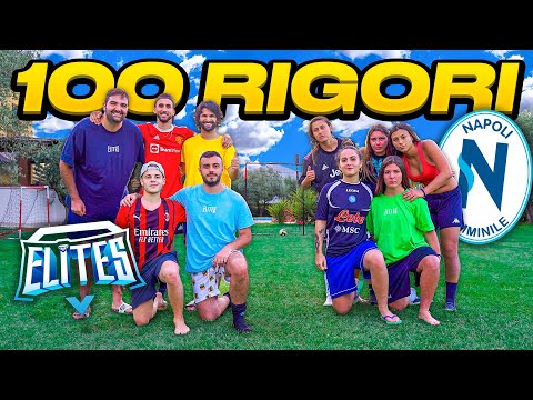 ⚽ 100 RIGORI CHALLENGE in VILLA! - ELITES vs NAPOLI FEMMINILE