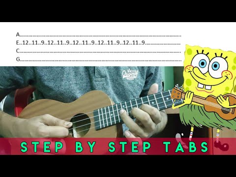 SpongeBob's 12th Street Rag | TABS + TUTORIAL | Ukulele