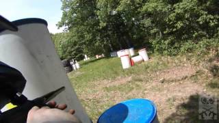 preview picture of video 'SplatterZone Paintball 5/19/13 Rob's Cam - Game 8'