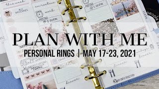 Plan with Me | Personal Rings | May 17-23, 2021 (feat. Saucy Stickers Co)