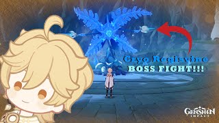 Genshin Impact - Cryo Regisvine Boss Fight!!!🗡️❄️