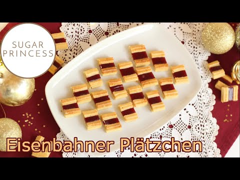Himmlische Eisenbahner Plätzchen | Weihnachtsbäckerei | Rezept-Video von Sugarprincess