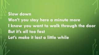 Slow Down (Lyric Video) - by: Nichole Nordeman