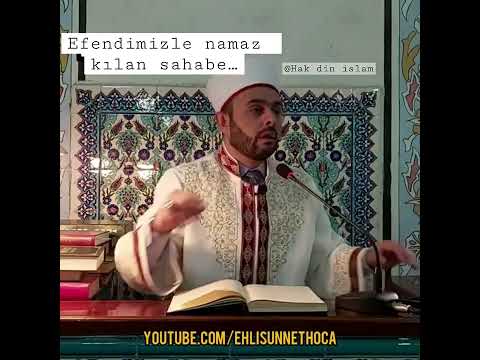 Efendimizle namaz kılan sahabe… #1 #halilkonakcı #islam #namaz #shorts #dinivideolar