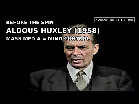 1958 TV WARNING: Huxley—“Love Your Servitude” | ABC’s Mike Wallace Interview [Restored Audio]