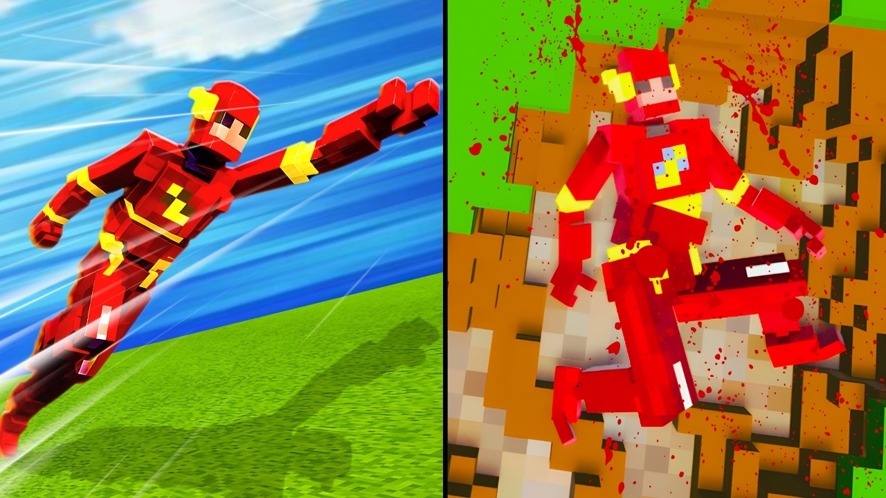 THE FLASH Realistic Ragdoll Physics | Teardown