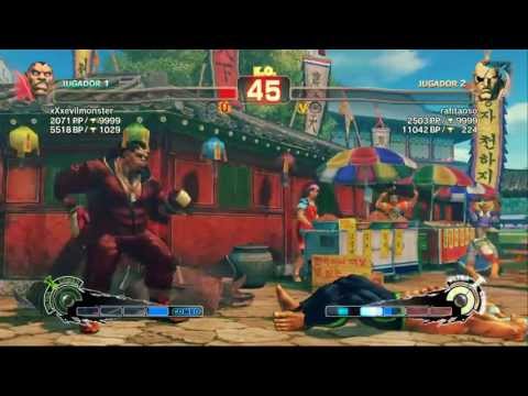 SSF4 (xXxevilmonster) Balrog (B) vs (rafitaoso) Sagat (B+)