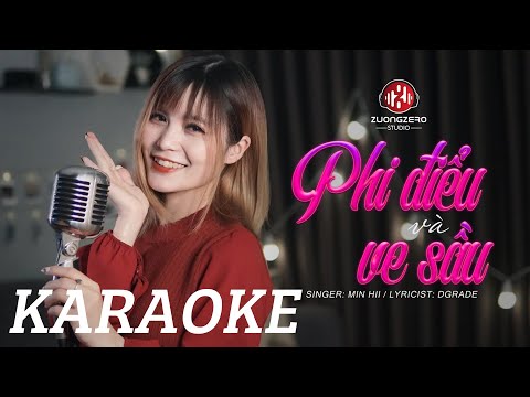 [KARAOKE] Phi Điểu Và Ve Sầu - Min Hii Cover | Nhạc Hoa Lời Việt