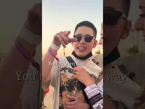 is being gay a choice? #coachella #interview #shorts