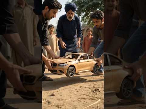Old man Built a Wooden BMW M2🔥 #shorts #millionviews