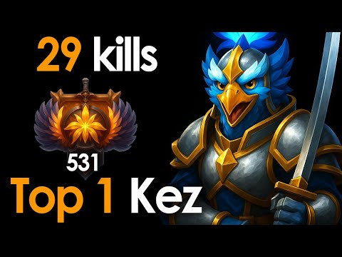 Top 1 Kez Player – Immortal Rank 531 Gameplay | Dota 2 Patch 7.39e