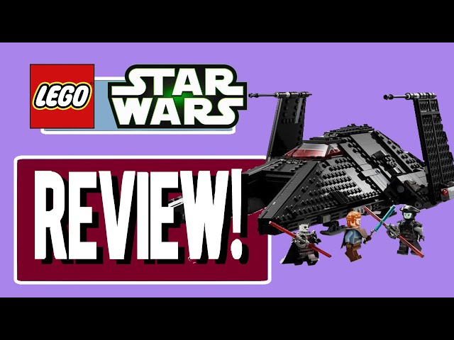 Vídeo relacionado con LEGO 75336 Star Wars Transporte Inquisitorial Scythe, Nave Estelar para Construir, Espadas Láser de Juguete, Mini Figuras Ben Kenobi y Gran Inquisidor