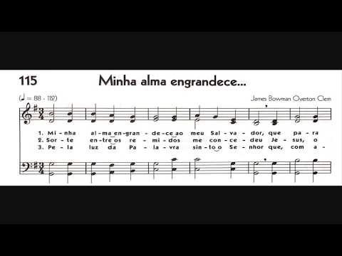 Hinário 5 CCB - Hino 115 - Minha alma engrandece... - Strings - Teclado Yamaha PSR S670