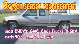 How to change Oxygen (O2) sensor. Can improve gas mileage.