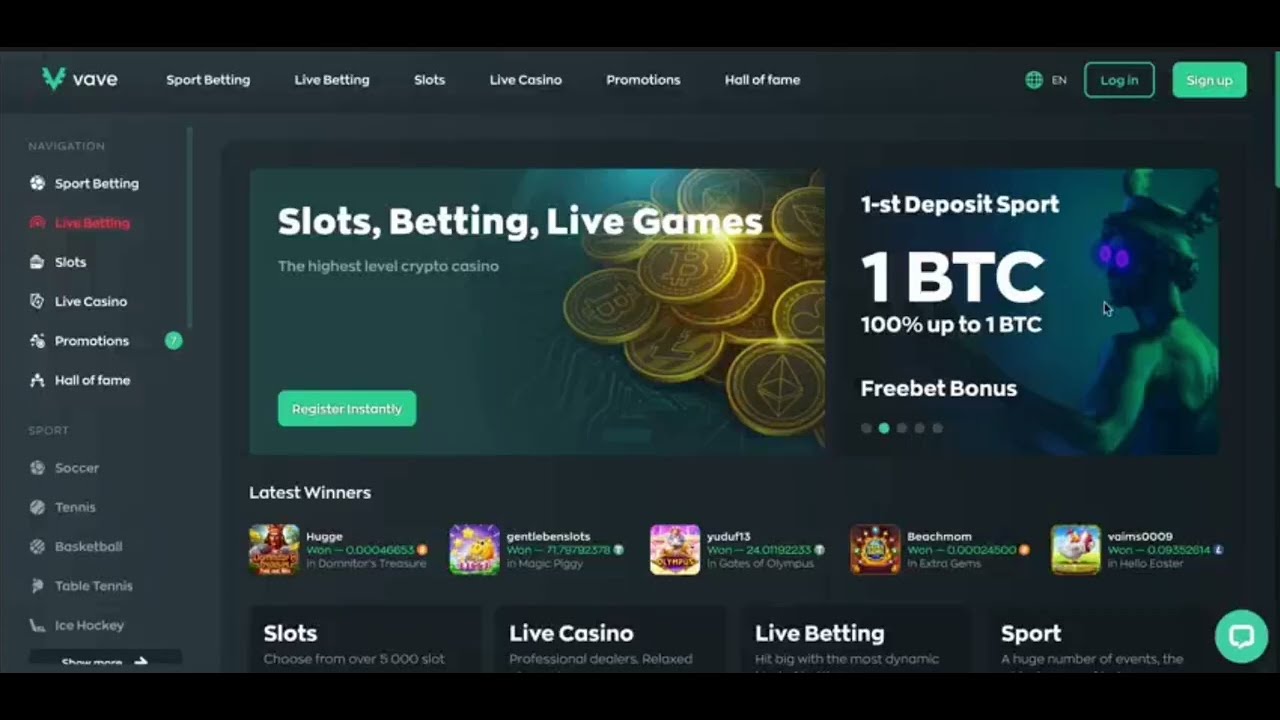 VAVE Crypot Casino & Betting video