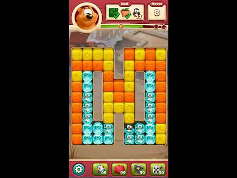 Toon Blast Level 7595 - NO BOOSTERS 🐻🐺🐱 | SKILLGAMING ✔️