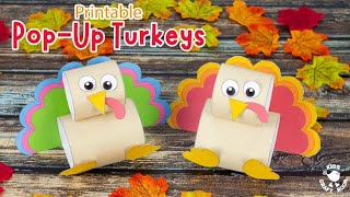 Pop Up Turkey Craft For Kids