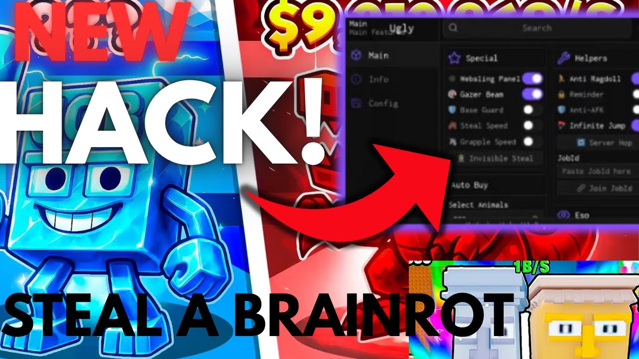 [🎃] Steal A Brainrot New 2025 Script, Instant Steal, Fly, ESP & More!