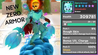 Forging the Most Offensive Zero Armor | World Zero | Roblox