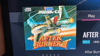After Burner lll Sega mega cd gameplay and a bit of After Burner 32x to compare.