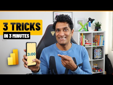 Improve your POWER BI Reports with 3 crazy tricks in 3 minutes 🕒