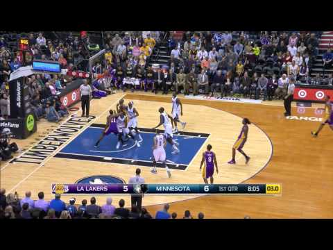 Wesley Johnson Highlights Lakers vs. Timberwolves 12.14.2014 - 12 Points, 6 Assists