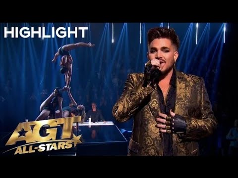 Adam Lambert Performs Chandelier with Aidan Bryant and Bello Sisters  AGT AllStars 2023