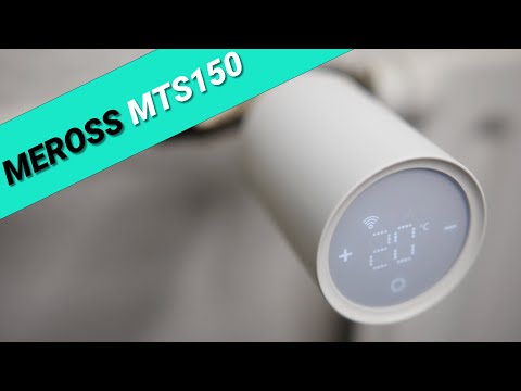 Išmanusis termostato vožtuvas Meross MTS150HK video