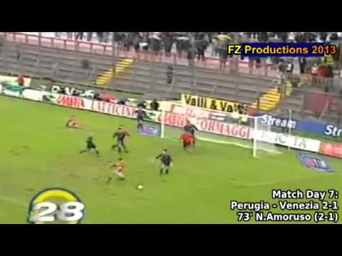 Serie A 1999-2000, day 7 Perugia - Venezia 2-1 (N.Amoruso 2nd goal)