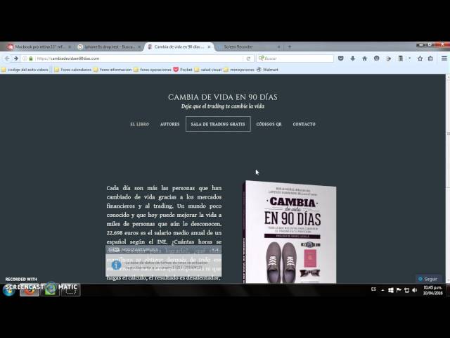Vídeo relacionado con Cambia de vida en 90 días: Todo lo que necesitas para convertir el trading en tu profesión (Deusto)