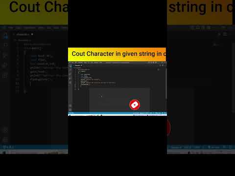 Count Frequency of Character in String in c programming | shorts | sameercoding