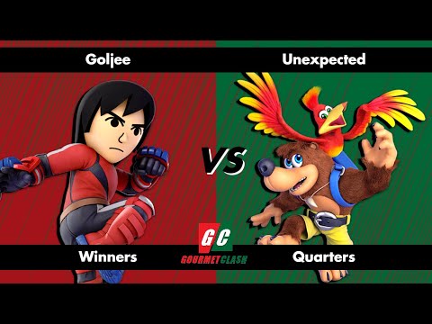 Gourmet Clash #56 - Goljee (Mii Brawler) vs Unexpected (Banjo) Winners Quarters - Ultimate Singles