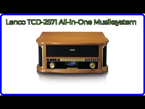 BEWERTUNG: Lenco TCD-2571 All-in-One Musiksystem. WESENTLICHE Einzelheiten