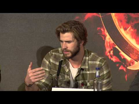 Liam Hemsworth talks Gale at Mockingjay press conference