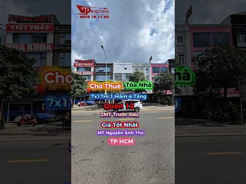 Cho thuê tòa nhà 1089 Nguyễn Ảnh Thủ, Phường Trung Mỹ Tây