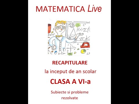 Recapitulare initiala - Cl 6 -Lectia 1 -Matematica -Divizibilitate, numere prime, probleme rezolvate