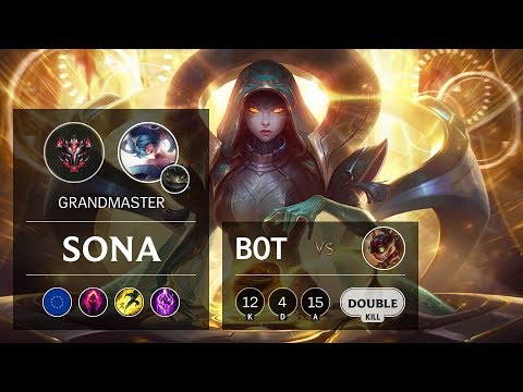 Sona Bot vs Ziggs - EUW Grandmaster Patch 9.23