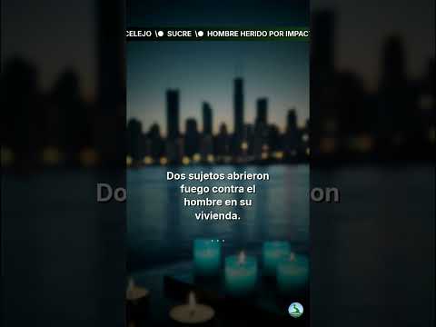 Hombre herido por impactos en Sincelejo