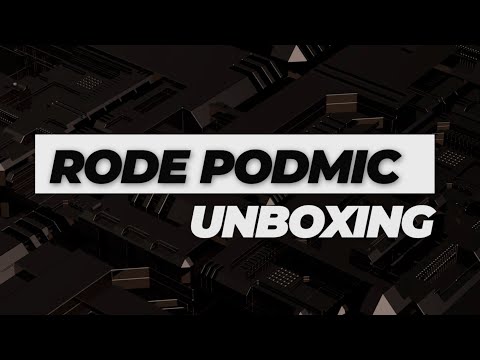 Rode PodMic UNBOXING + EINRICHTEN | Komplete Audio 1 TEST
