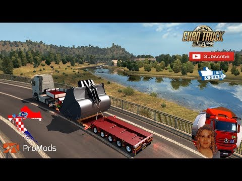 Euro Truck Simulator 2 (1.34) Promods 2.40 Croatia Tour Balkan Volvo FH 2009 + DLC's & Mods