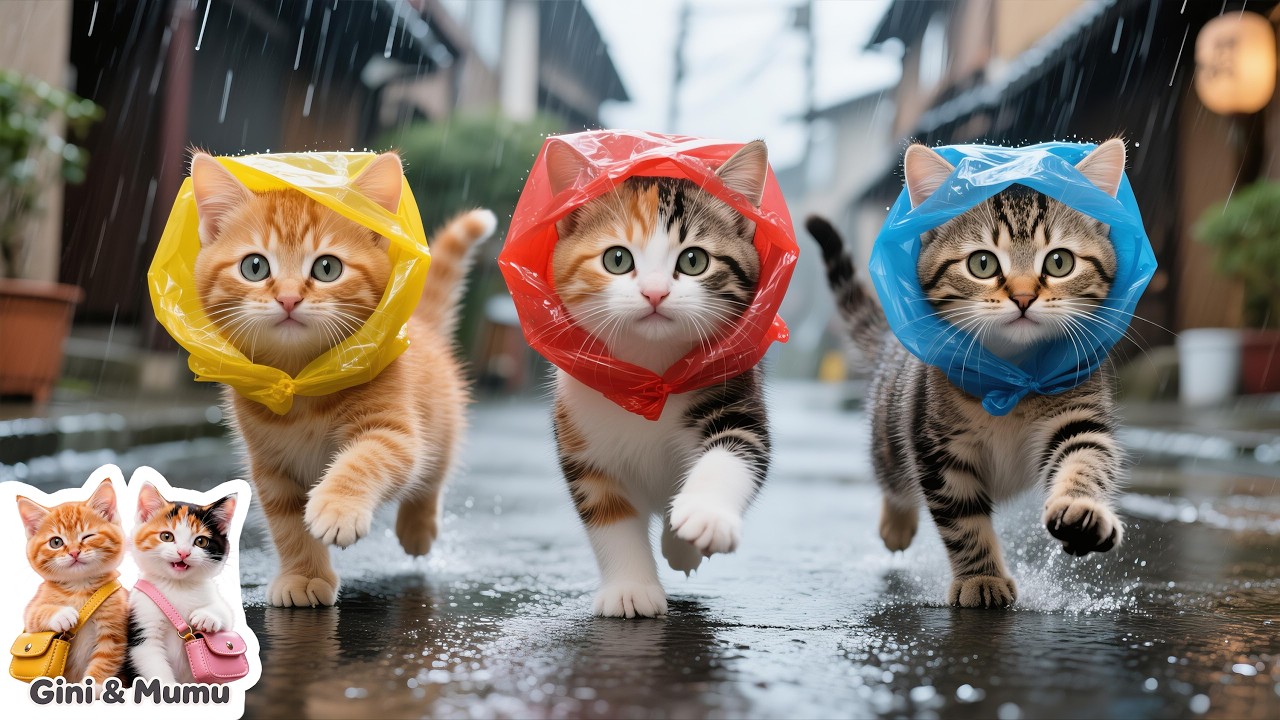 Trapped in a Sudden Rainstorm🌧️