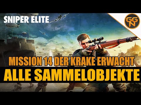 Sniper Elite 5 - 100% Guide Alle Sammelobjekte - All Collectibles - Mission 14 - Der Krake erwacht